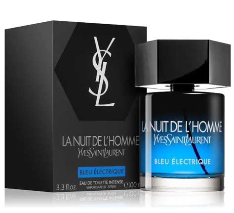 la nuit homme bleu electrique